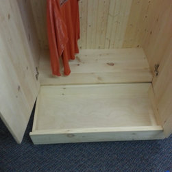Pine Armoire - Nightstands And Bedside Tables