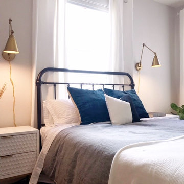 Willhoit Weekend Bedroom | Highlands Ranch, CO | Modern Farmhouse Remodel