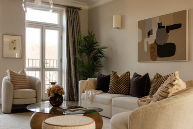 Inspiration for a contemporary living room in London.