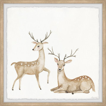 "You�re So Deer to Me" Framed Painting Print, 12x12