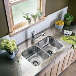 Moen Double Bowl Kitchen Sink - Kitchen Sinks