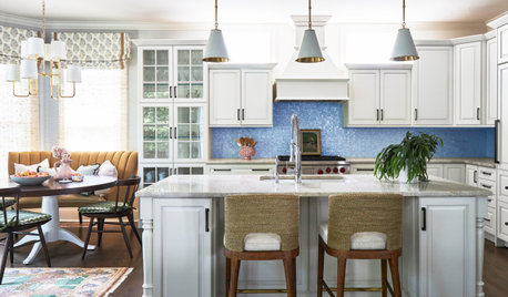 7 Stylish New Kitchens With Spectacular Backsplashes