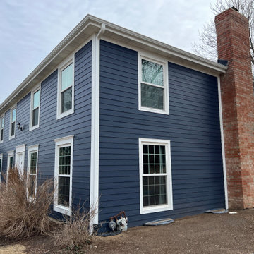 Deep Ocean James Hardie Siding Project in North Barrington, IL