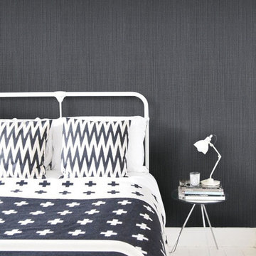 Toile Linen Wallpaper available at NewWall