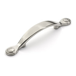 Dynasty Hardware - Super Saver P-86954 Arched Cabinet Pull, Satin Nickel - Cabinet And Drawer Handle Pulls