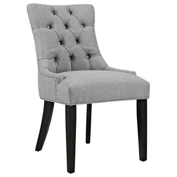 Modway Modway Regent Fabric Dining Chair, Light Gray