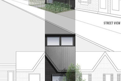 Inspiration for a modern home design remodel