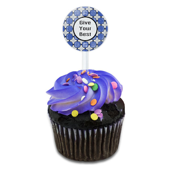 Give Your Best Cupcake Toppers Picks Set