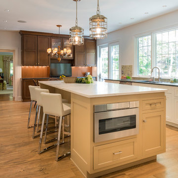 Open Kitchen - Mixing finishes and styles