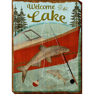 Welcome Lake Outdoor Art, 30x40