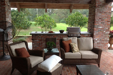 Example of a classic patio design in Other