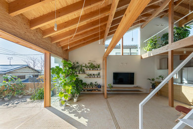 他の地域にある和モダンなおしゃれな住まいの写真