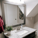 Frame My Mirror - Porter Dark Gray Framed Mirror, 20"x36" - Clean lines give the Porter collection a classic look. Available in black, white, silver and dark gray, this shaker-style collection can match just about any decor or style.