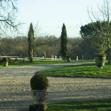 Outside