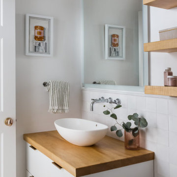 Traditional Modern Full and Half Bathrooms