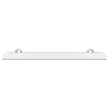 Nameeks NNBL0051 Boutique Hotel 23-7/10" Glass Shelf - Chrome