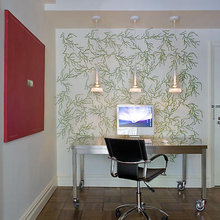 Amy's desk nook in guest bedroom