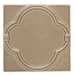 Tuileries Vendome Decorative Field in Fedora - Tile