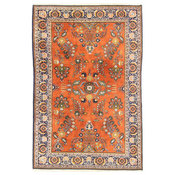 Persian Rug Tabriz 9'5"x6'3" Hand Knotted
