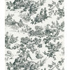 Limoges White Toile Wallpaper, Bolt