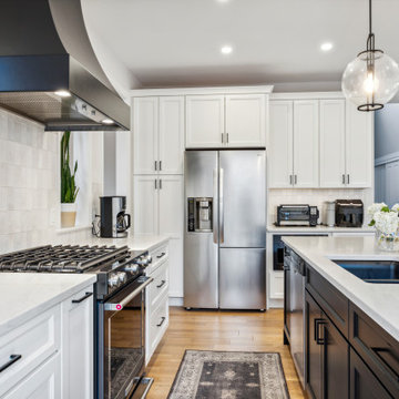 Black and White and Better All Over Kitchen