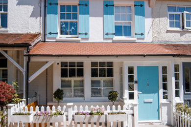 House exterior in London with three floors.