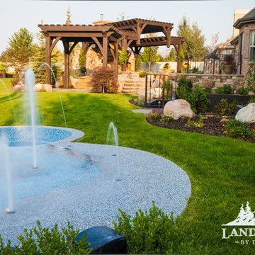 Backyard Residential Splash Pad
