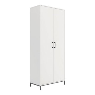  Sauder Engineered Wood 2-Door Storage Cabinet in Chalk