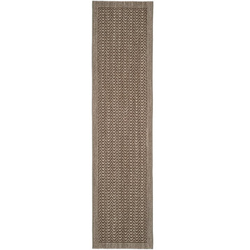 Safavieh Palm Beach Pab321D Solid Color Rug, Silver, 2'0"x8'0" Runner