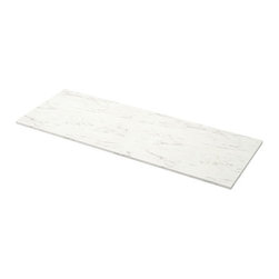 EKBACKEN Plan de travail, blanc marbr&eacute; - Products