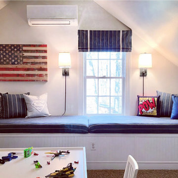 Decorate boys playroom