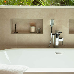 Grüne Bäder mit Granit-Waschbecken/Waschtisch Ideen, Design & Bilder