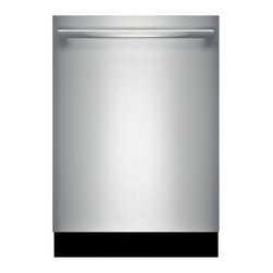 Bosch 24" Bar Handle 800 Series Dishwasher, Stainless Steel | SHX68T55UC - Dishwashers