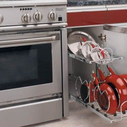 12" Two-Tier Cookware Organizer - Kitchen Drawer Organizers