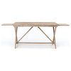 Palma Rustic Whitewash Reclaimed Wood Desk