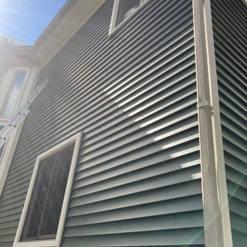 Forest Green CertainTeed Monogram Vinyl Siding Installation in Davisburg, MI