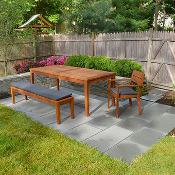Newton Backyard Basketball Court & Patio