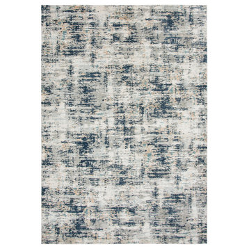 Rizzy Home CHS105 Chelsea Area Rug 5'3"x7'6" Ivory/Teal
