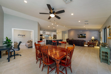 Living room - contemporary living room idea in Phoenix