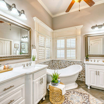 Transitional Master Bathroom Remodel