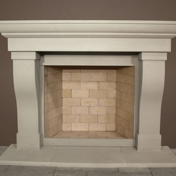 Transitional Fireplace Mantel Styles