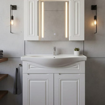 BALON KAPAK MUTFAK DOLAPLARI BANYO DOLAPLARI WC DOLAPLARI LAKE VE MELAMİN KAPILA