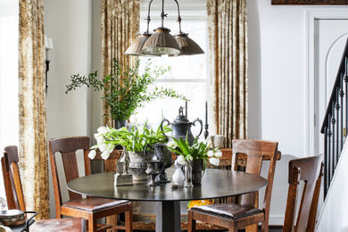 Dining room - transitional dining room idea in DC Metro