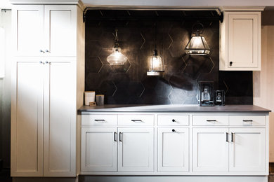 Inspiration for an industrial home design remodel in Portland