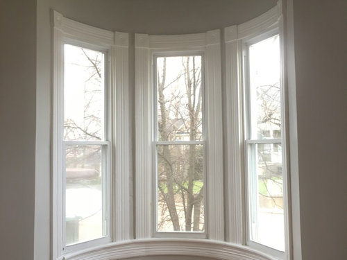 Bow Bay Window Treatment, Curved Curtain Rod For Turret Windows