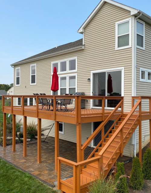 Help! Deck stain too Orange. Redwood semi transparent