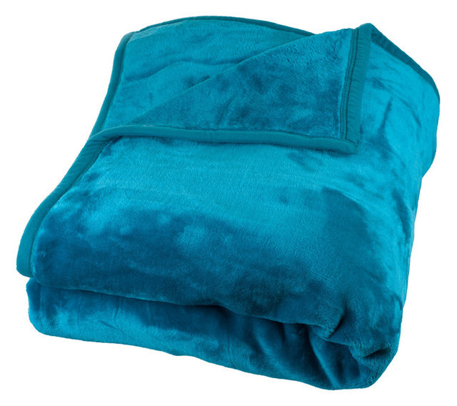 Home Decor Faux Cashmere Soft Cozy Throw Blanket (Aqua ...