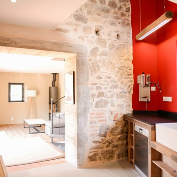 réhabilitation d'une maison de hameau