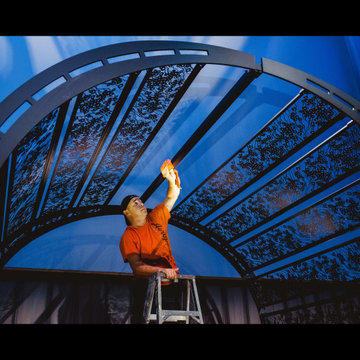 Chuppah--A vaulted Wedding Arbor
