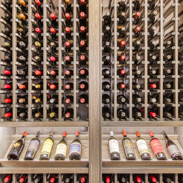 Modern Oak Wine Cellar in West Loop, Chicago